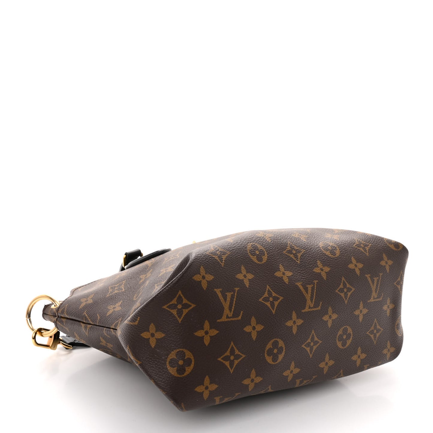 Monogram Flower Zipped Tote PM Black