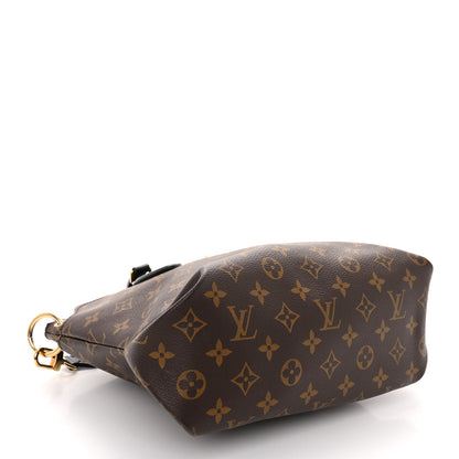 Louis Vuitton Monogram Flower Zipped Tote PM Black 4 of 9