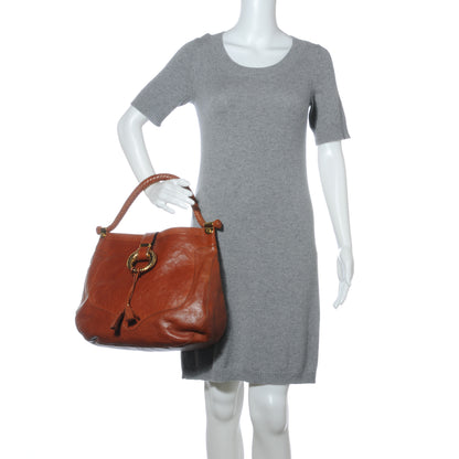 Jimmy Choo Leather Ruby Hobo Bag Cognac 2 of 7