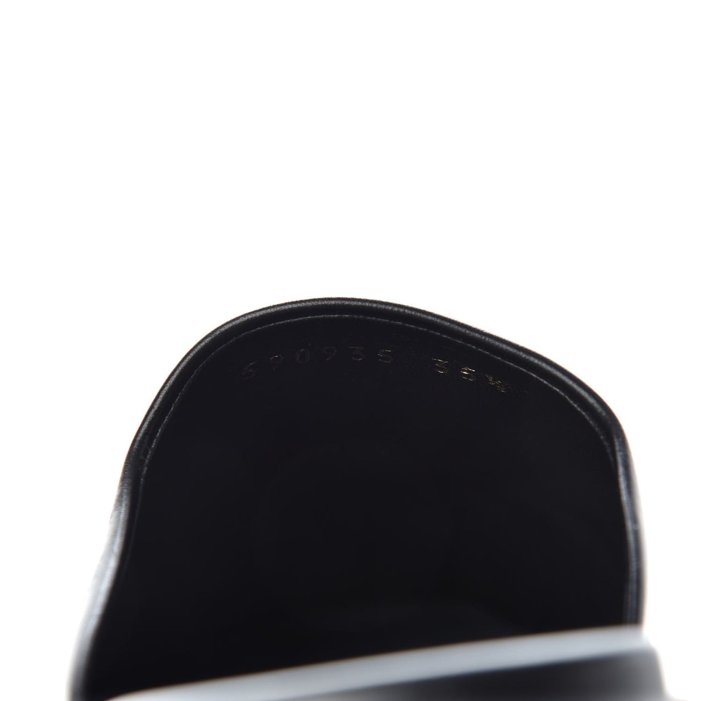 Calfskin BB Mules 35.5 Black
