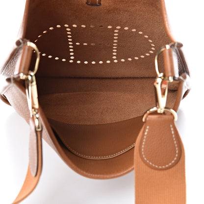Hermes Taurillon Clemence Evelyne PM Gold 4 of 13