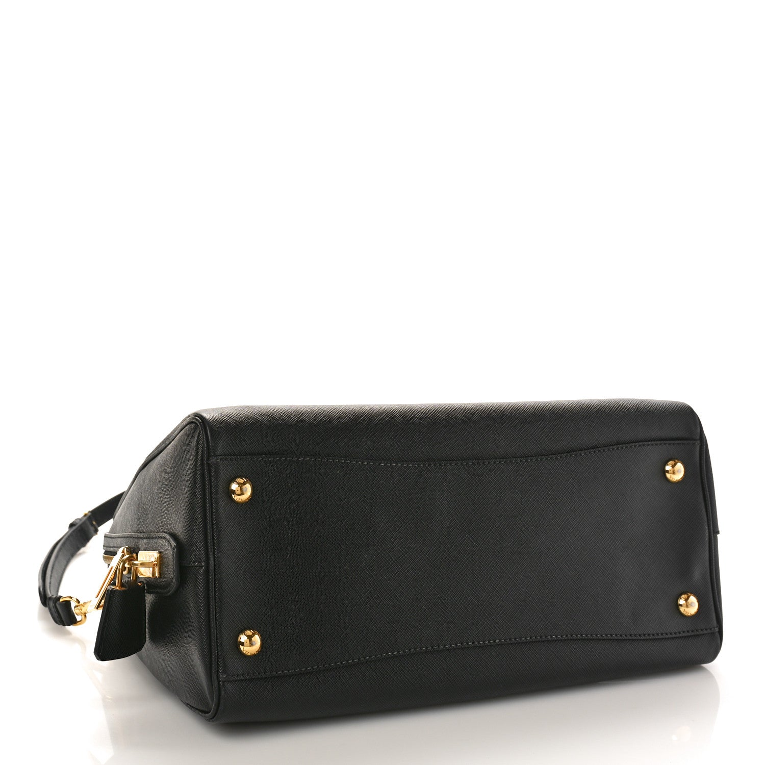 Prada Saffiano Lux Bowler Black 4 of 8