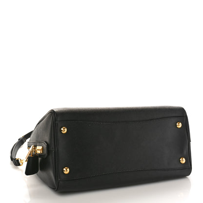 Prada Saffiano Lux Bowler Black 4 of 8