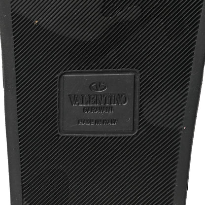 Valentino Garavani Rubber Rockstud Slide Sandals 38 Black 6 of 8