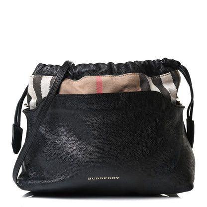 Burberry Calfskin House Check Little Crush Black 1 of 20