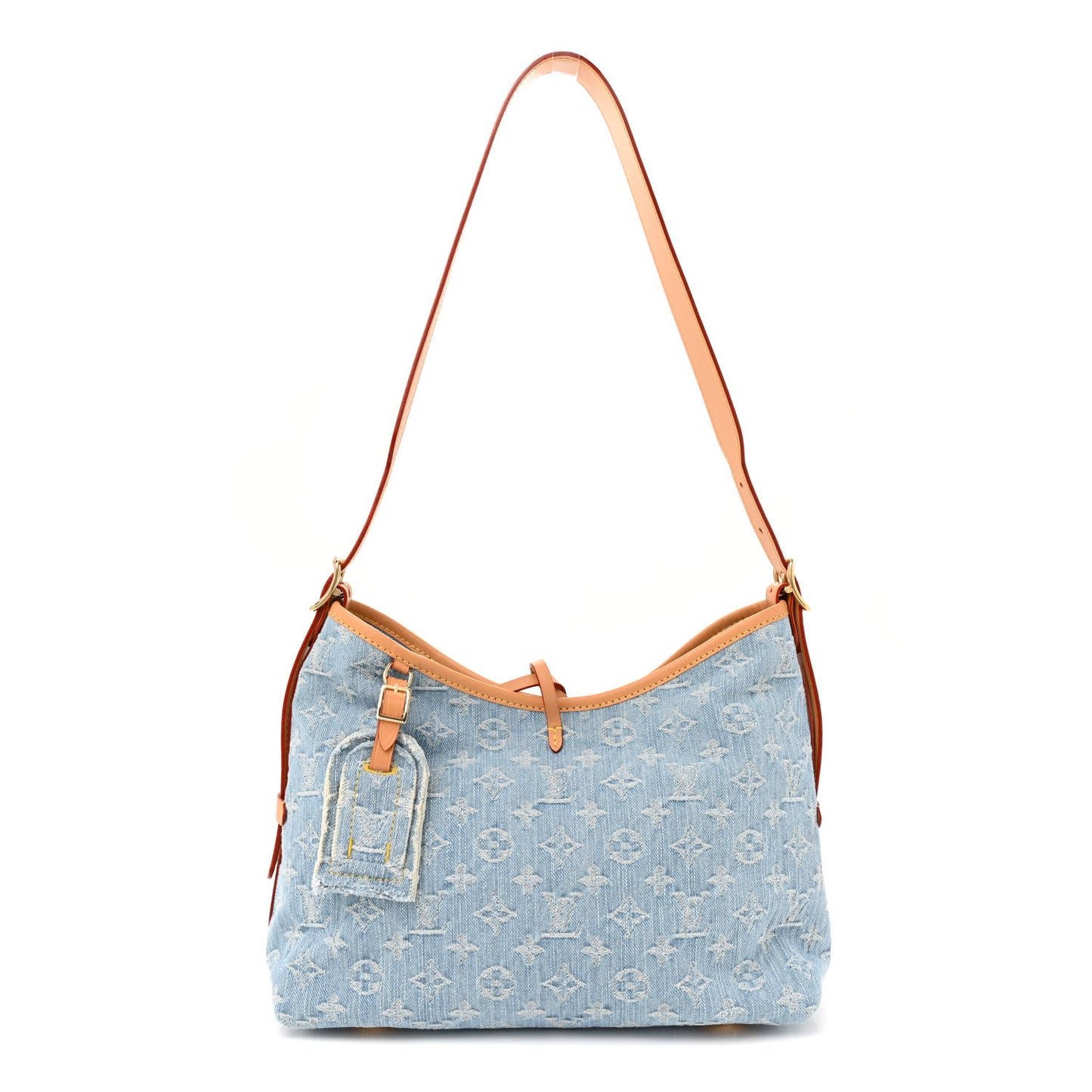 Monogram Denim CarryAll PM Sky Blue