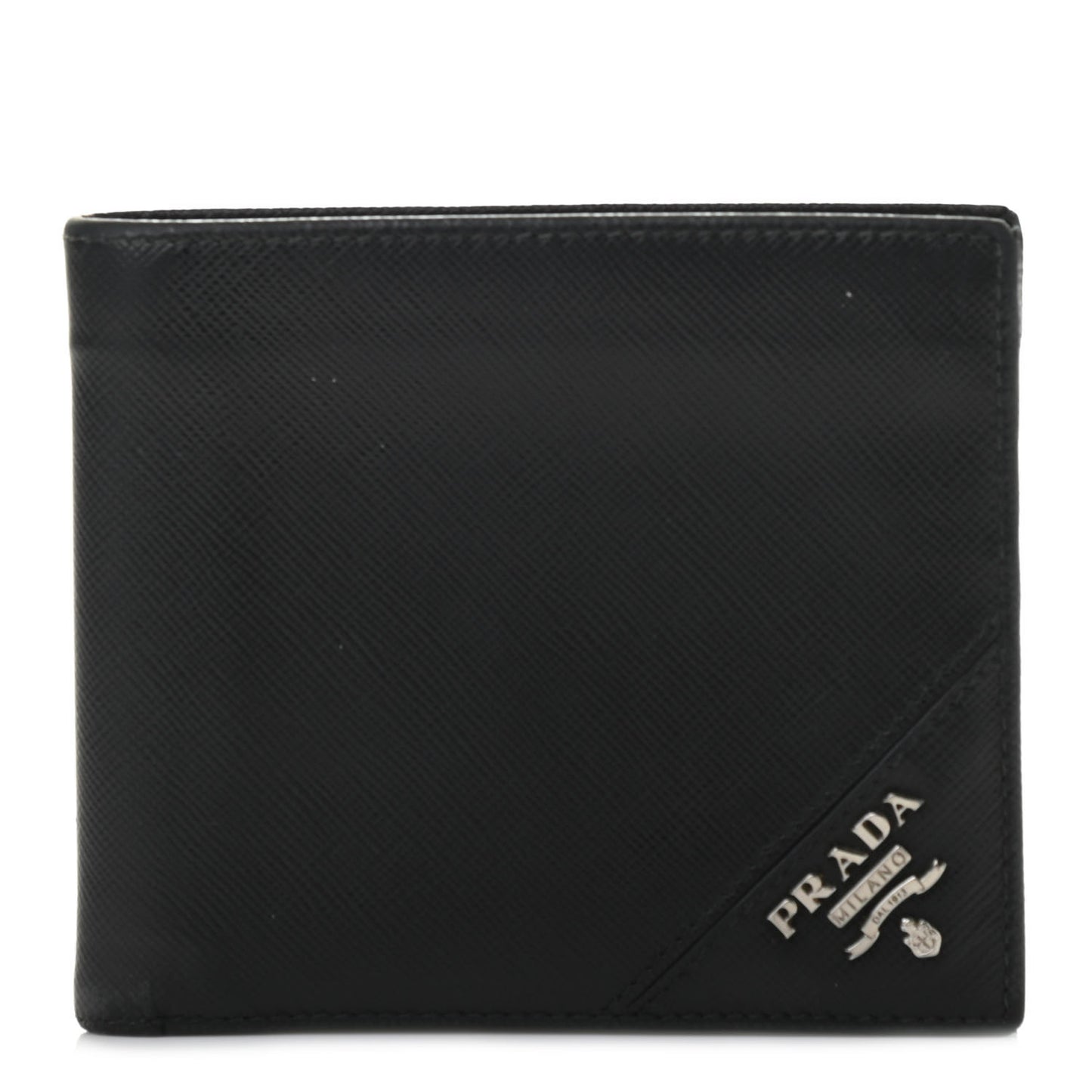 Saffiano Bi-Fold Wallet Black
