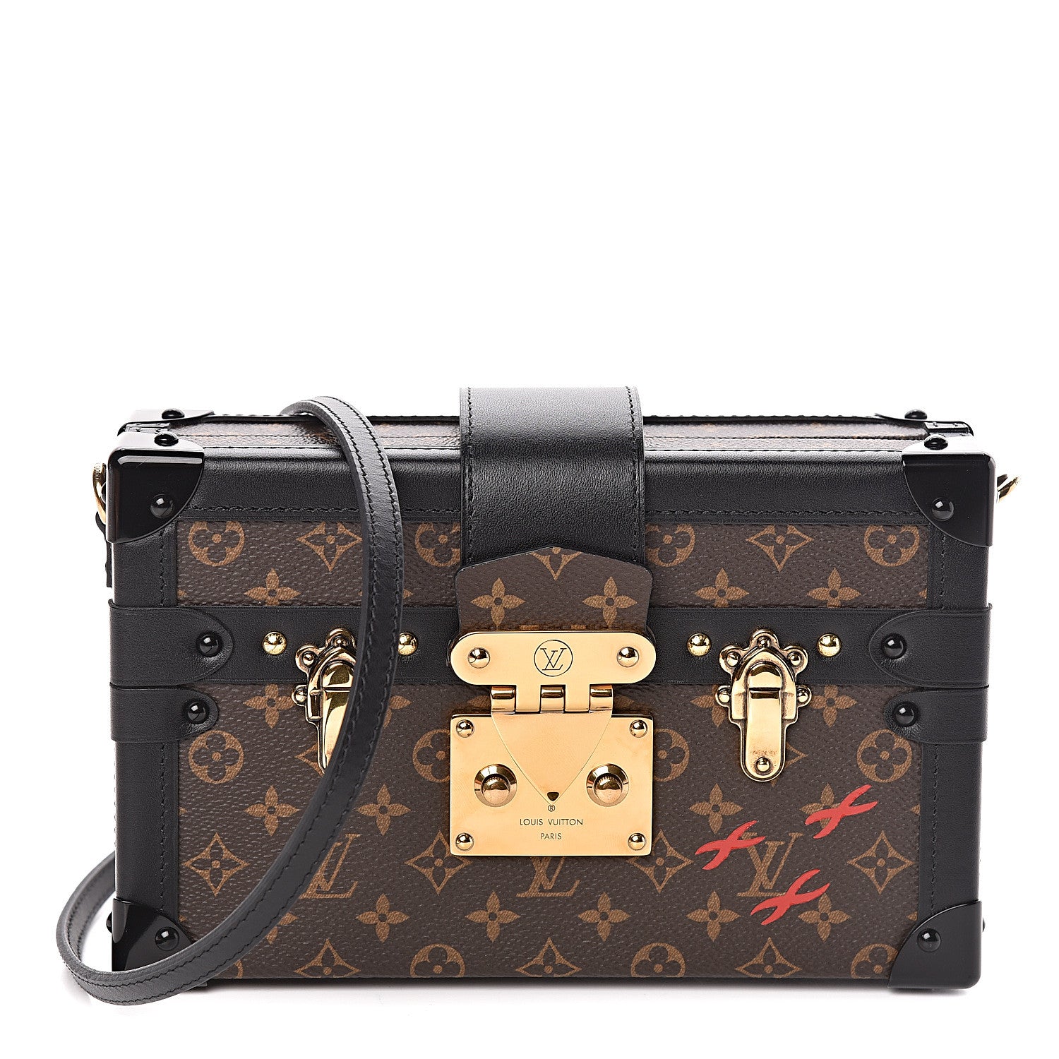 Louis Vuitton Monogram Petite Malle Black 1 of 13