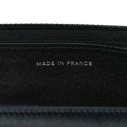Chanel Caviar Timeless CC Wallet On Chain WOC Black 7 of 10