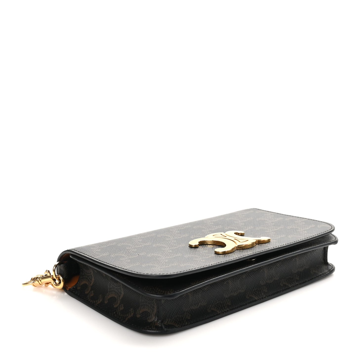 Triomphe Canvas Multipochette Tan
