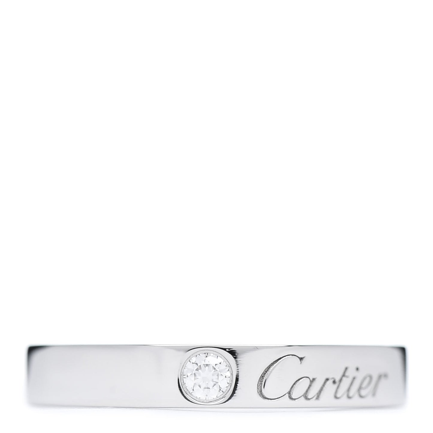 Platinum Diamond 3mm C De Wedding Band Ring 48 4.5