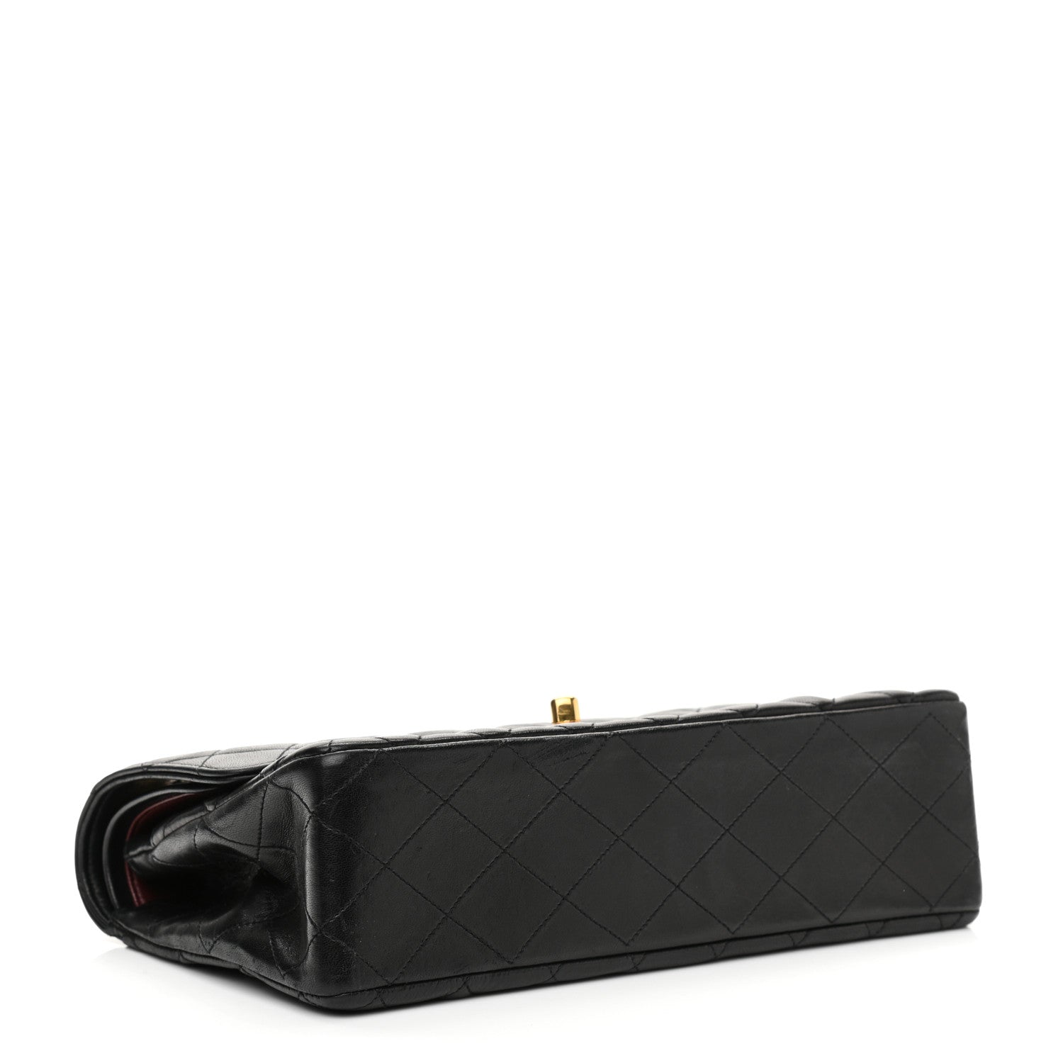Chanel Lambskin Quilted Medium Double Flap Black 4 of 13