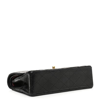 Chanel Lambskin Quilted Medium Double Flap Black 4 of 13