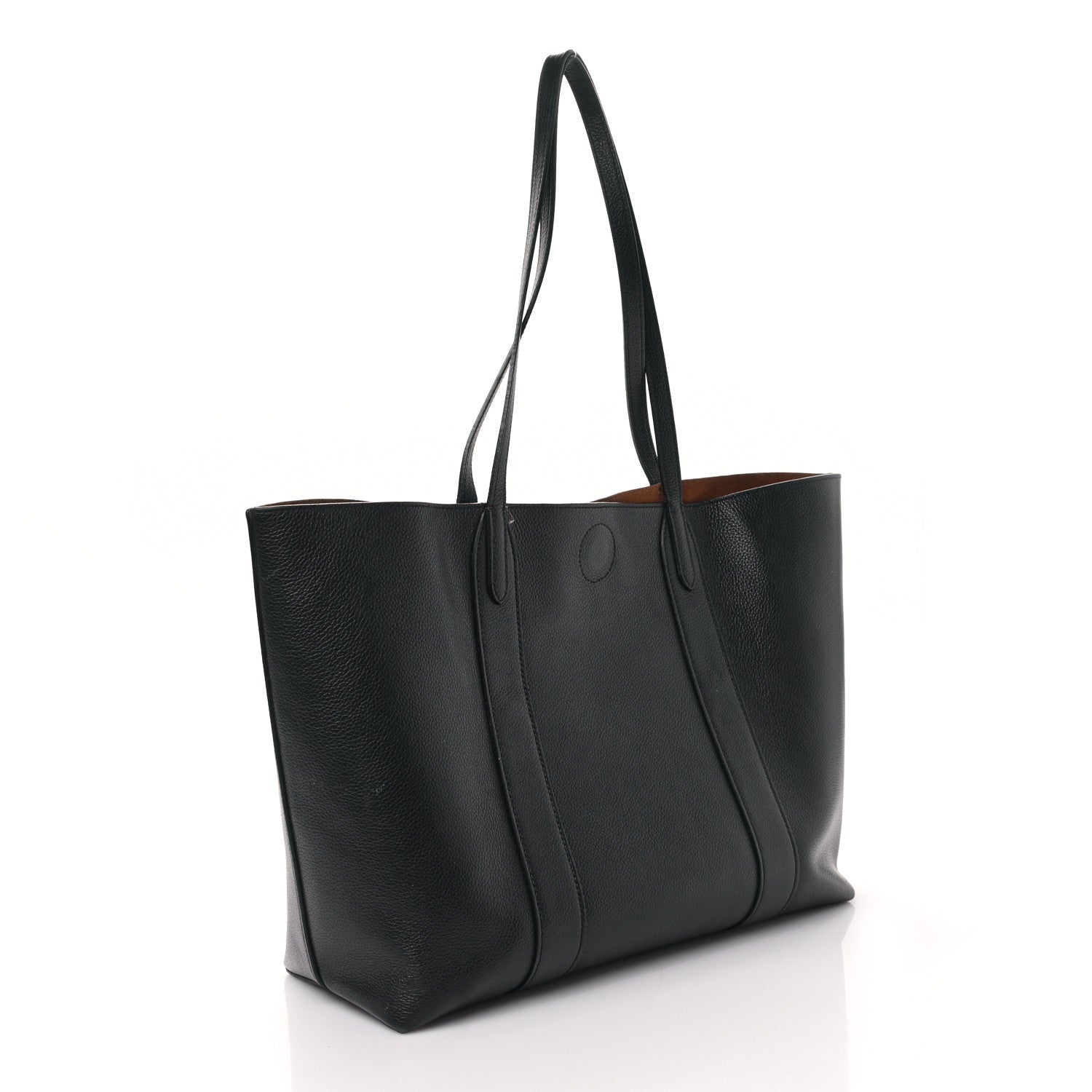 Mulberry Small Classic Grain Bayswater Tote Black 3 of 8