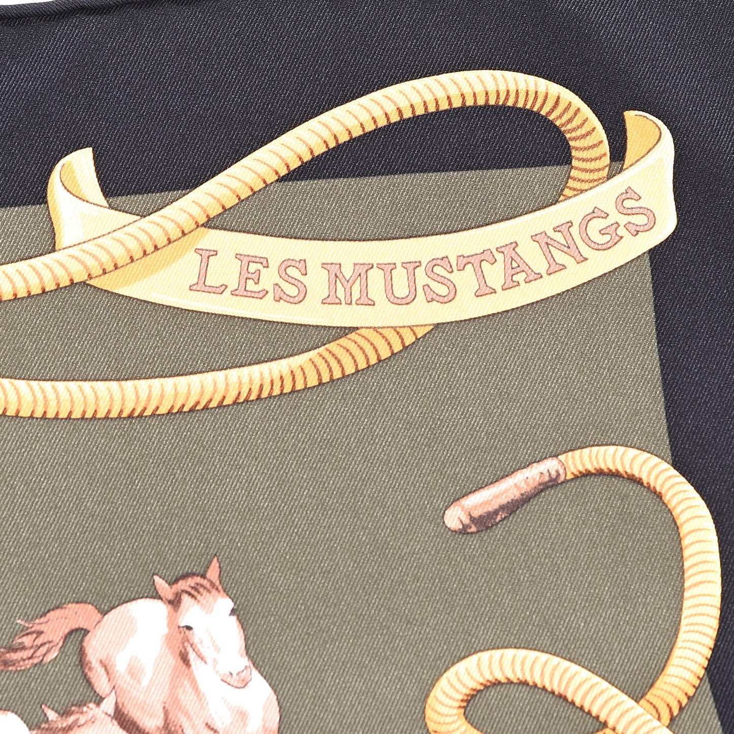 Silk Les Mustangs Scarf 70