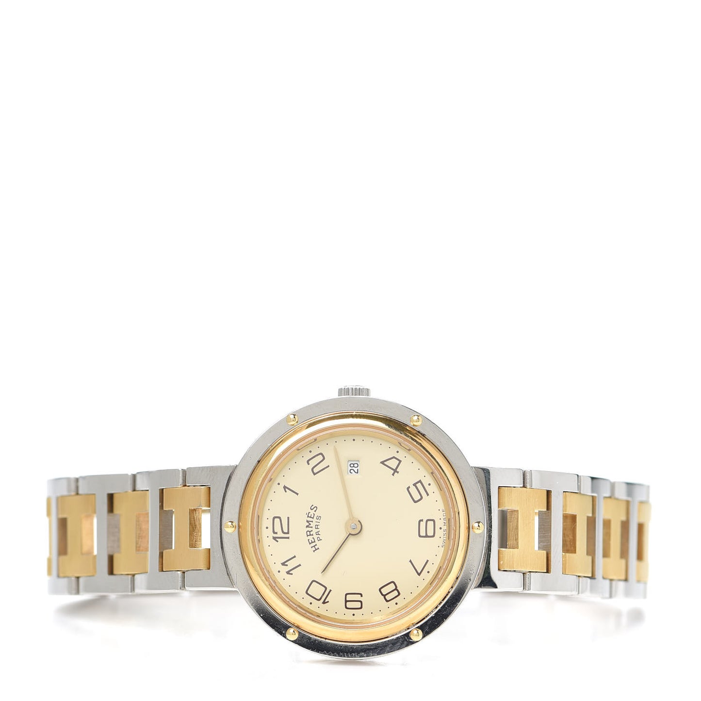 Stainless Steel 30mm Clipper Quartz Watch Gold