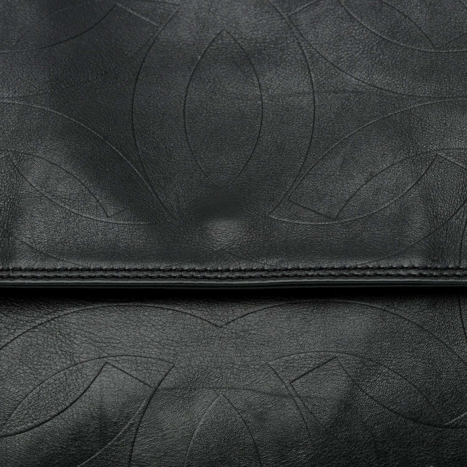 Chanel Calfskin Embossed CC Messenger Bag Black 15 of 15