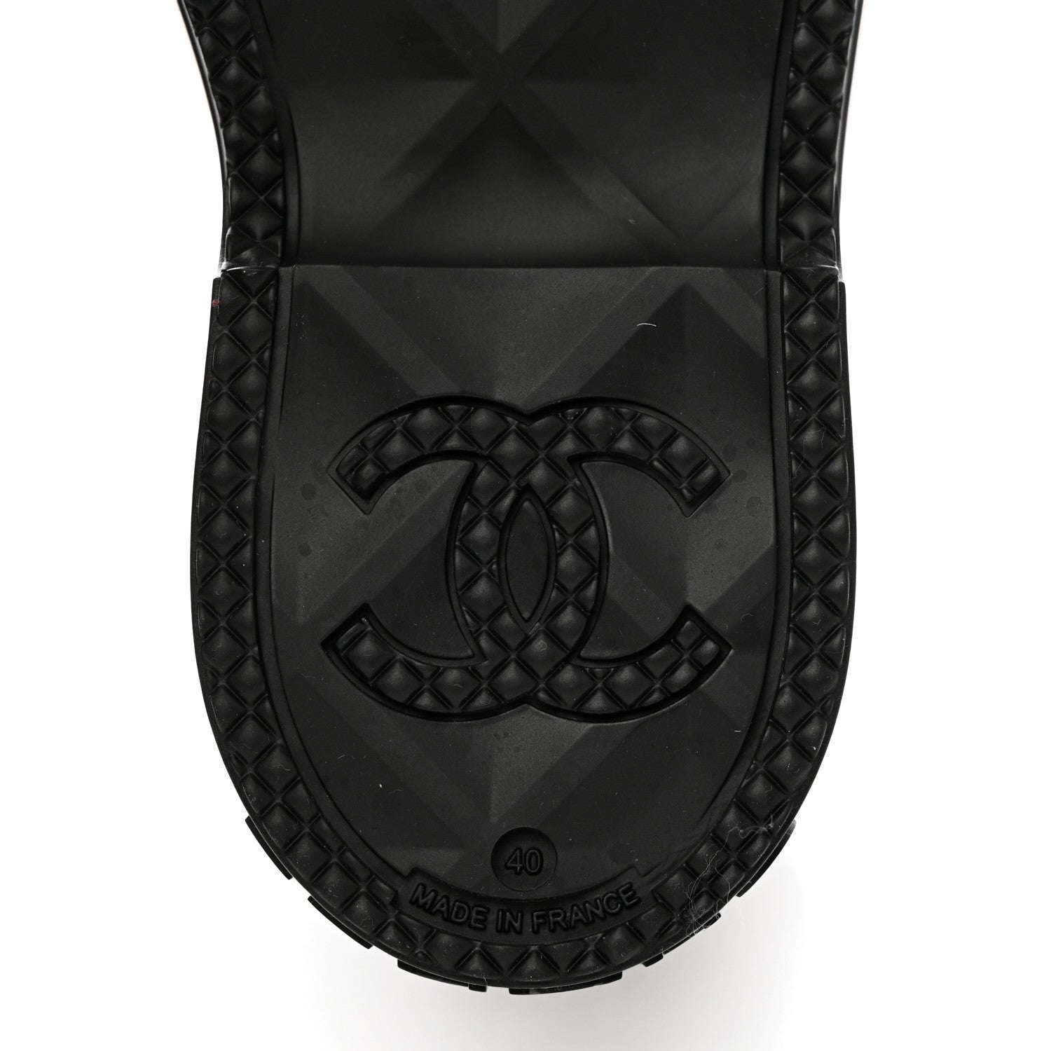 Chanel Caoutchouk CC High Boots 40 Black 8 of 8