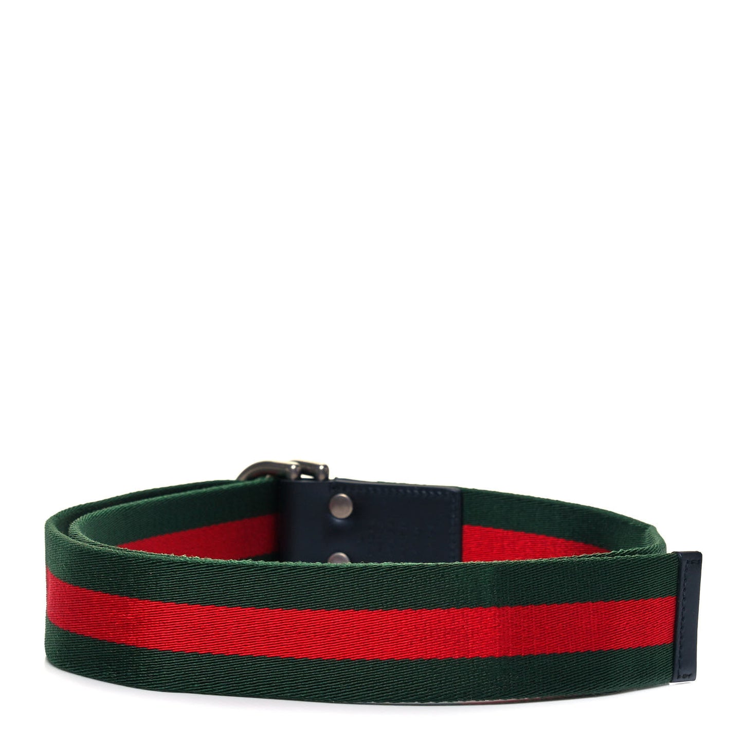 Canvas Web D Ring 40mm Belt 90 36 Green Red