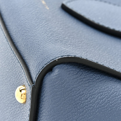 Burberry Soft Grain Calfskin Small Buckle Tote Steel Blue 11 of 14