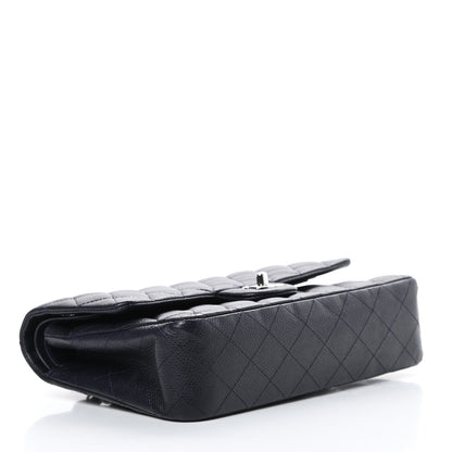 Chanel Lambskin Quilted Medium Double Flap Navy 4 of 17