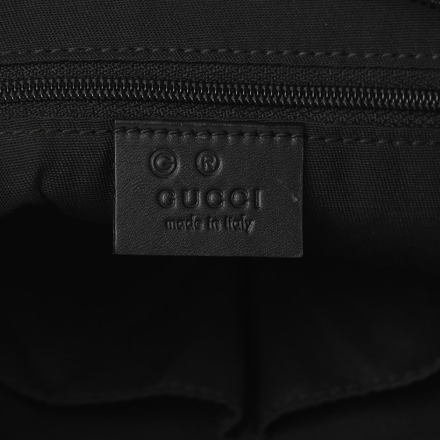 GG Monogram Web Flat Messenger Bag Black