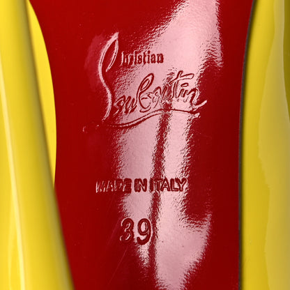 Christian Louboutin Patent So Kate 120 Pumps 39 Yellow Queen 6 of 8