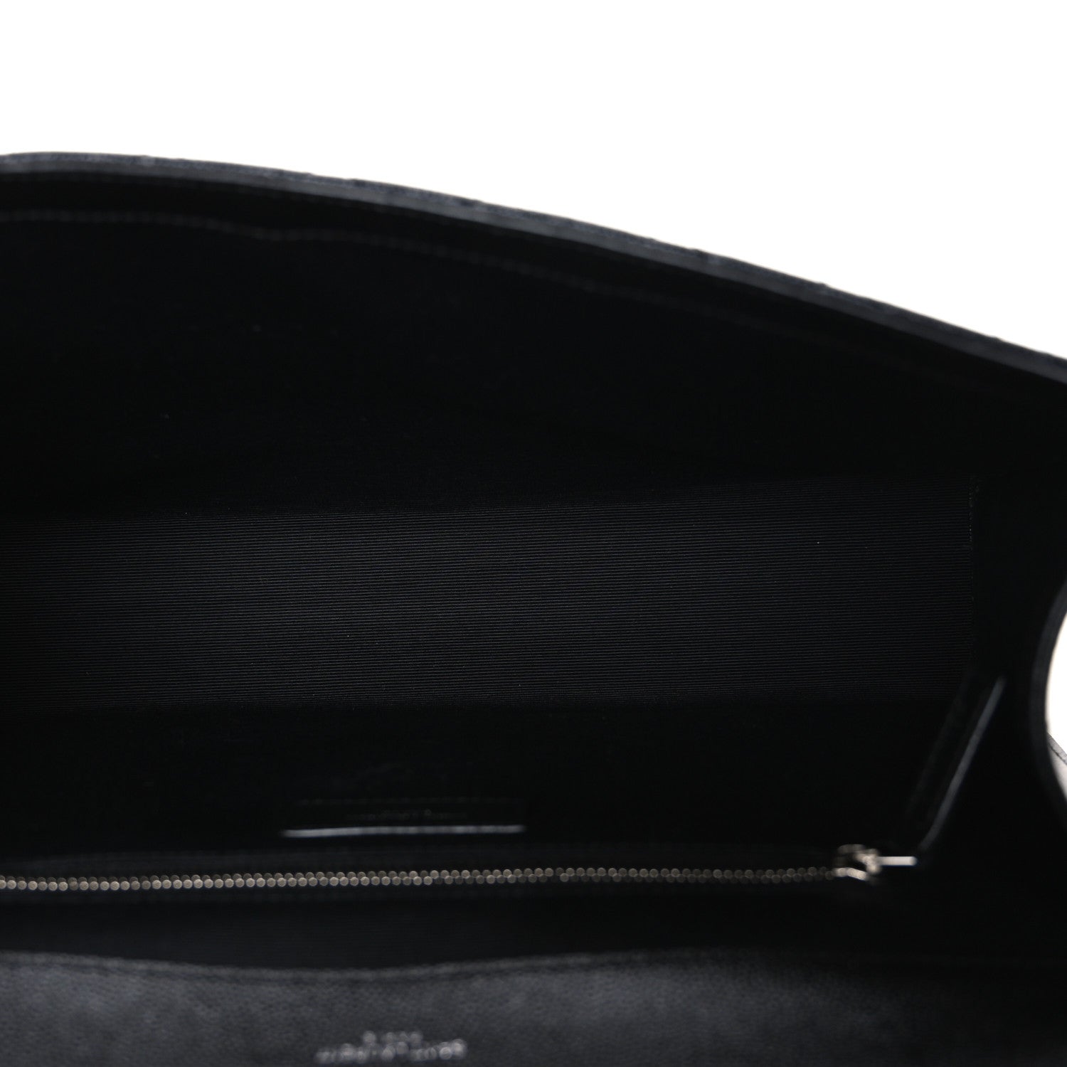 Saint Laurent Grain De Poudre Textured Mixed Matelasse Large Triquilt Monogram Satchel Black 5 of 10