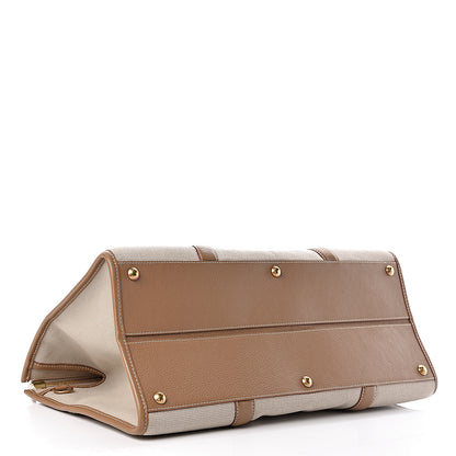 Louis Vuitton Toile Trianon Sac Neverfull Weekender 50 Beige 5 of 11