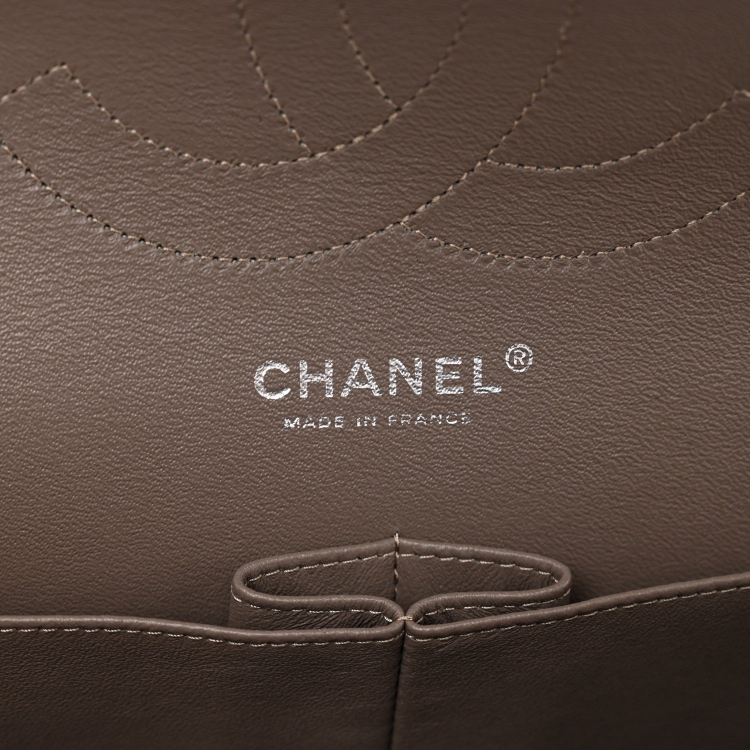 Chanel Patent Calfskin Quilted Jumbo Double Flap Grey 7 of 13