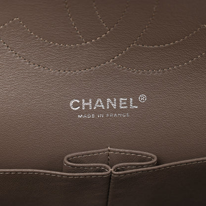 Chanel Patent Calfskin Quilted Jumbo Double Flap Grey 7 of 13