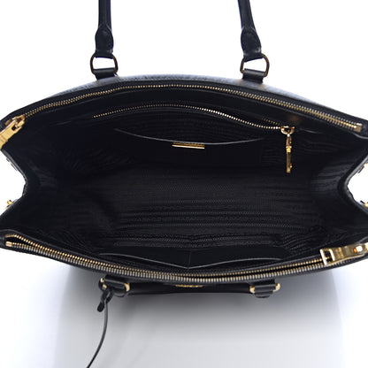 Prada Saffiano Large Galleria Double Zip Tote Black 5 of 20