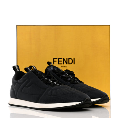 Fendi Nylon Womens FFreedom Sneakers 10.5 Blue Black 12 of 12