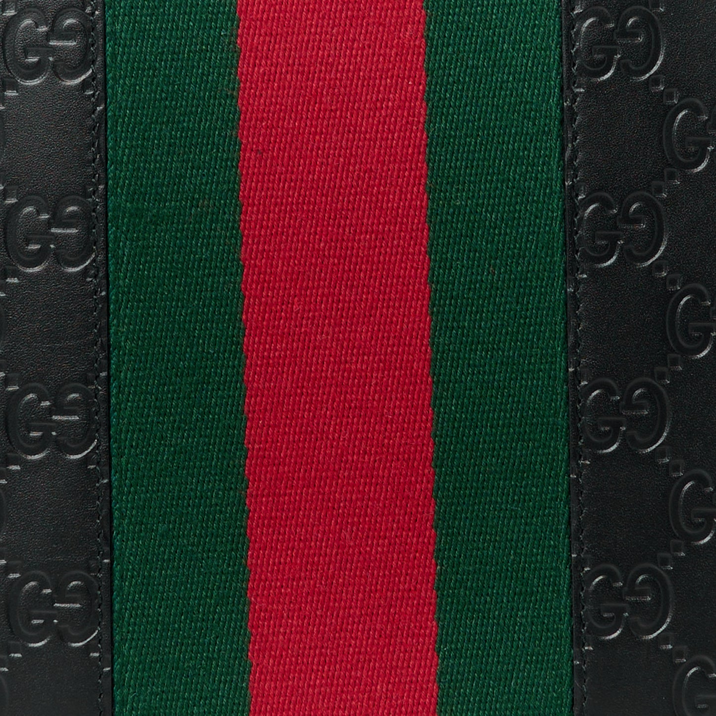 Guccissima Signature Web New Web Cosmetic Case Black