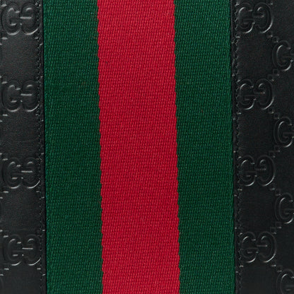 Gucci Guccissima Signature Web New Web Cosmetic Case Black 8 of 10
