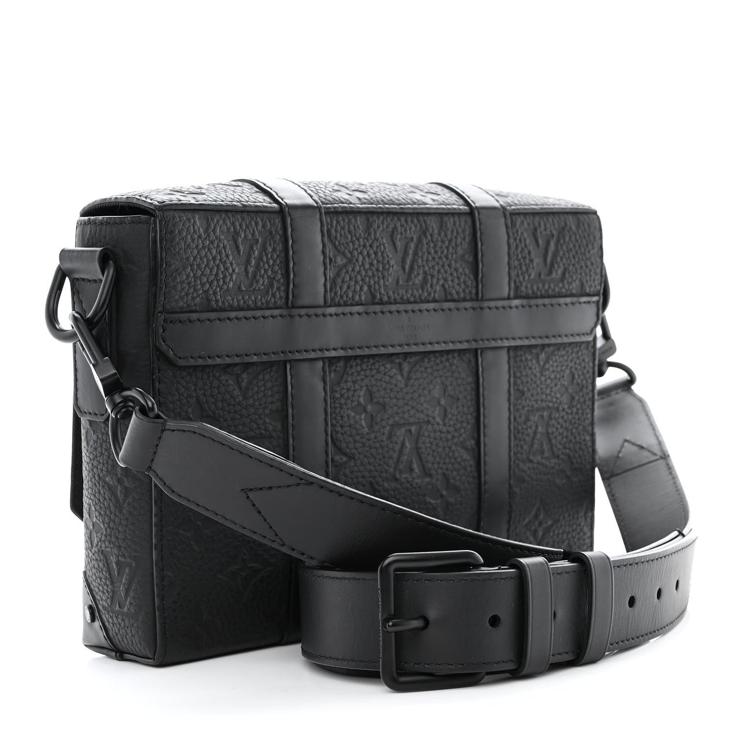 Taurillon Monogram Trunk Messenger Black