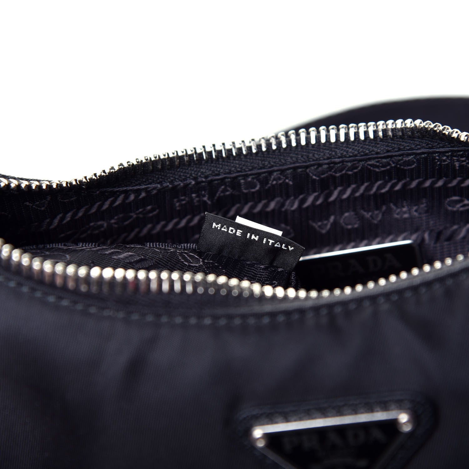 Prada Nylon Re-Edition 2005 Shoulder Bag Black 7 of 9