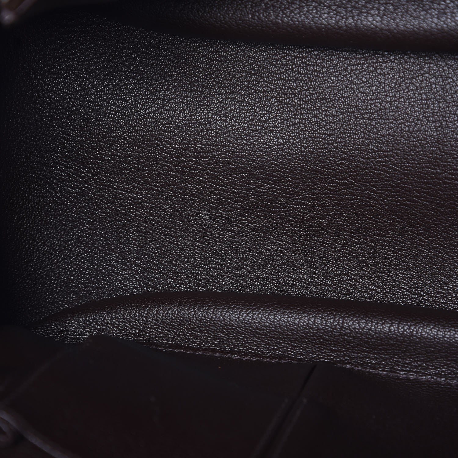 Hermes Taurillon Clemence Jypsiere 37 Chocolate 9 of 10