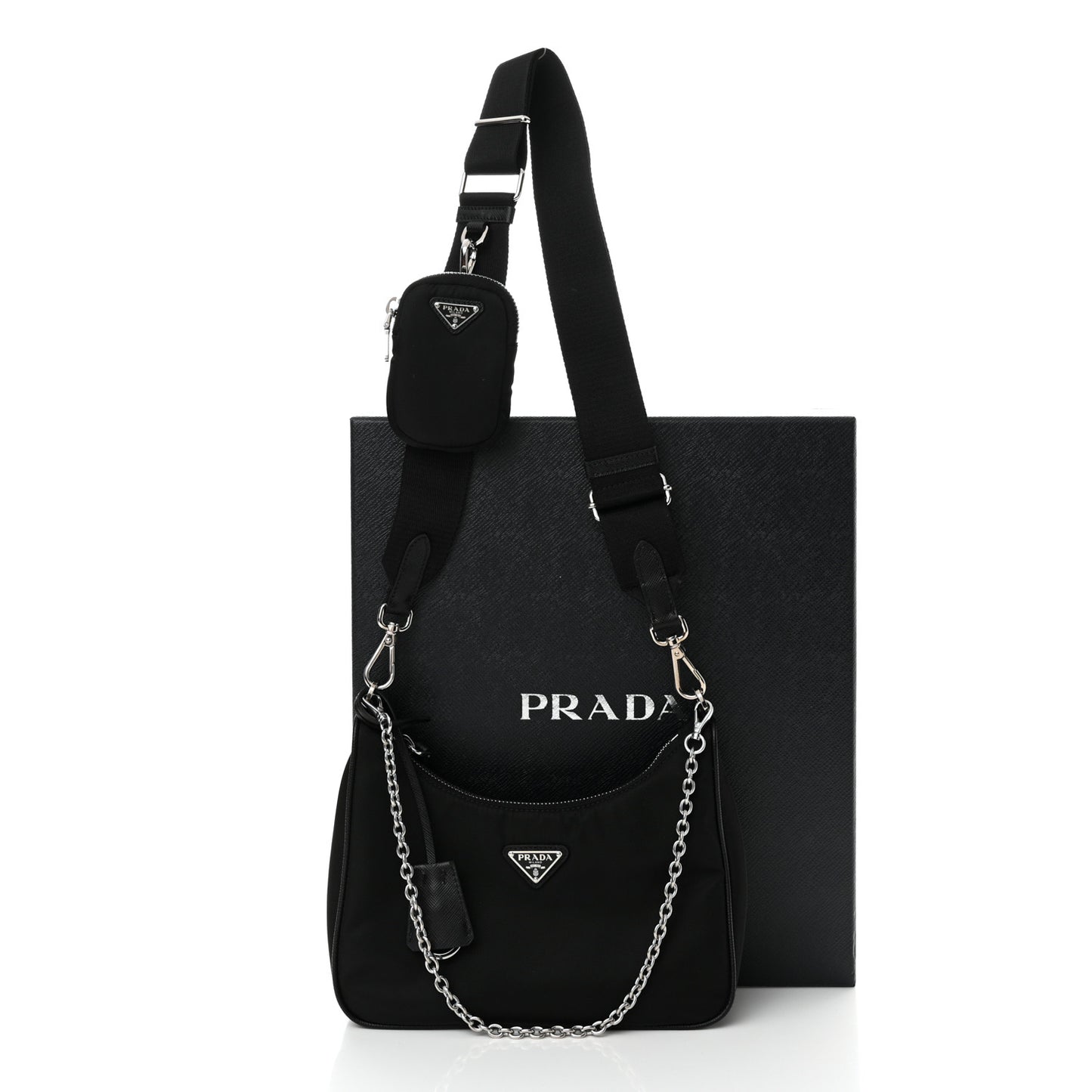 Nylon Re-Edition 2005 Shoulder Bag Black