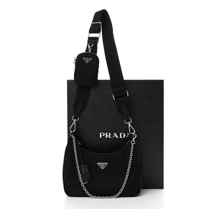 Prada Nylon Re-Edition 2005 Shoulder Bag Black 10 of 10