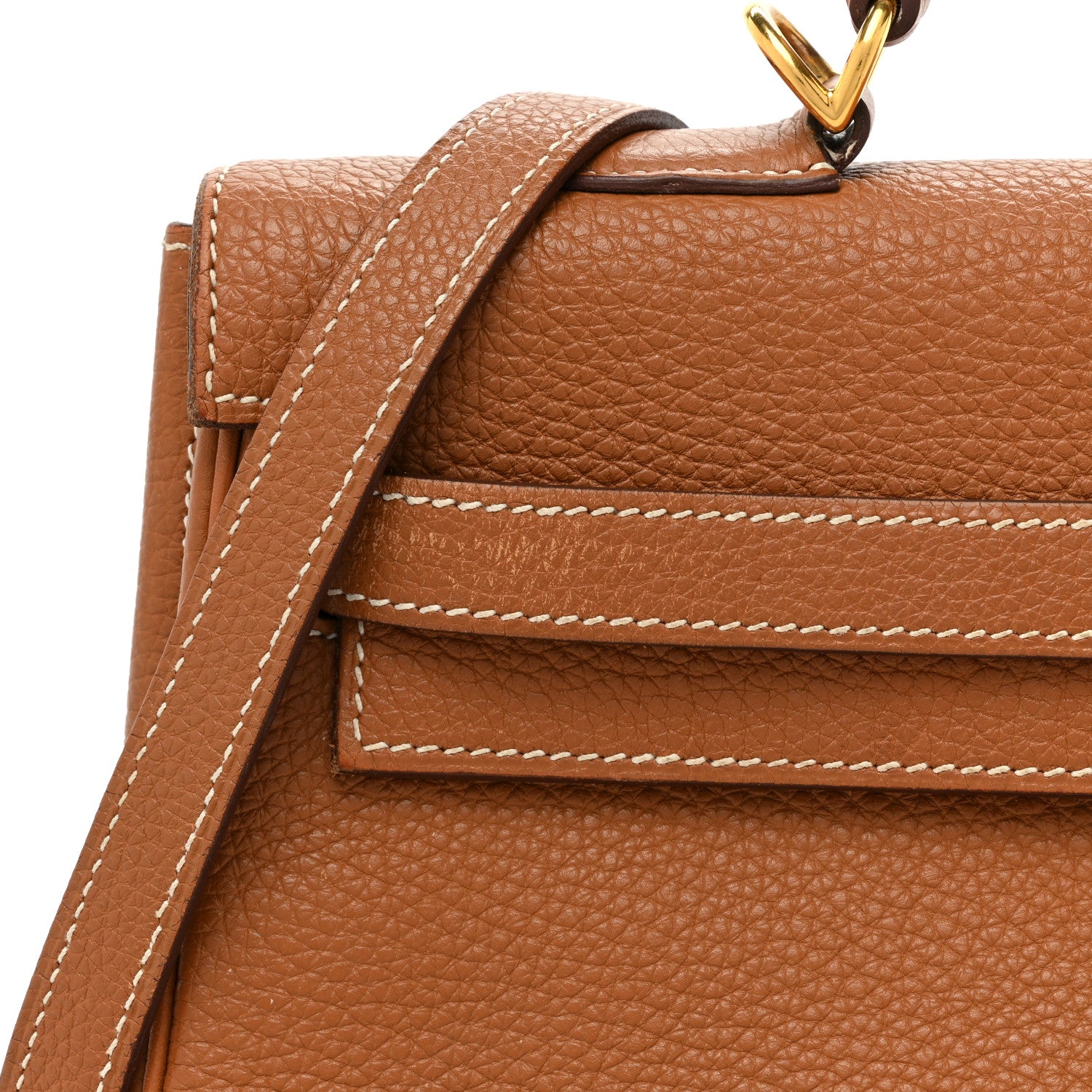 Hermes Togo Kelly Retourne 35 Gold 15 of 21