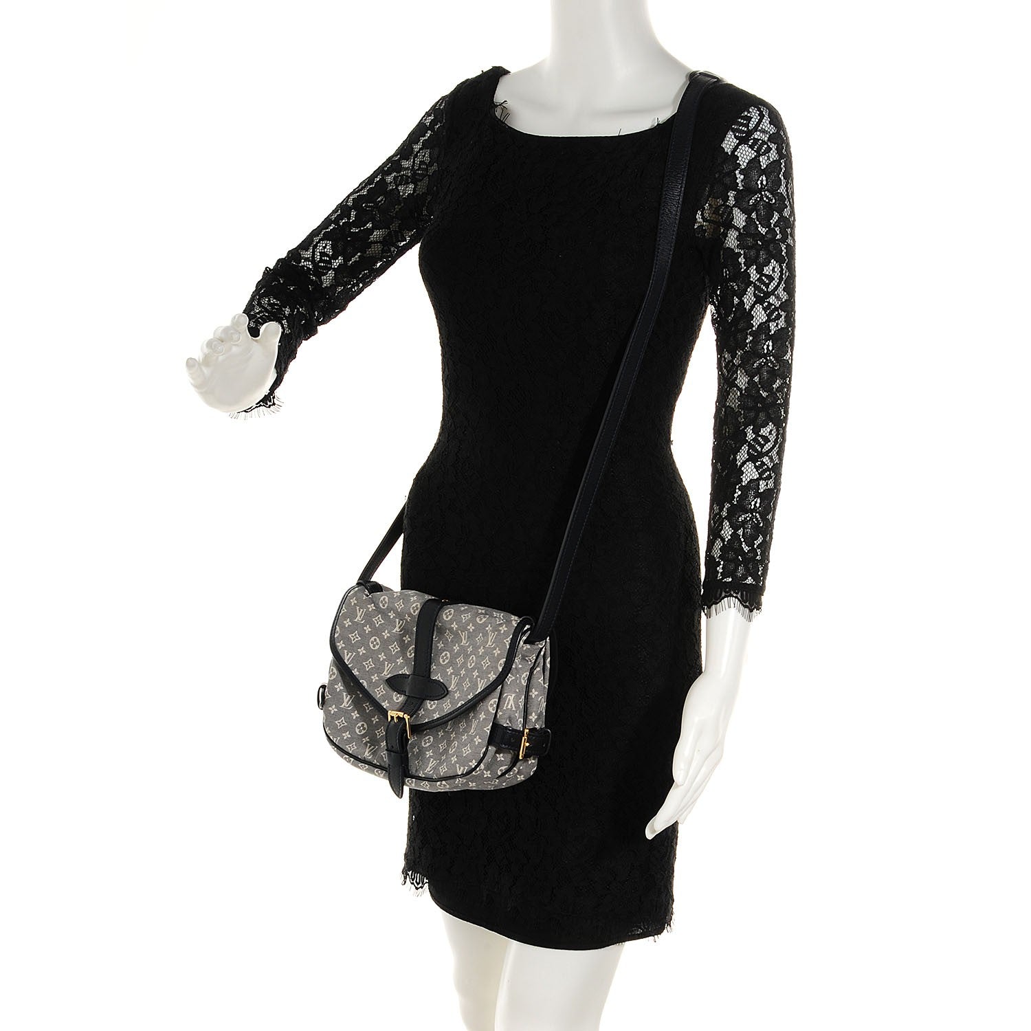 Louis Vuitton Monogram Idylle Saumur PM Encre 2 of 7
