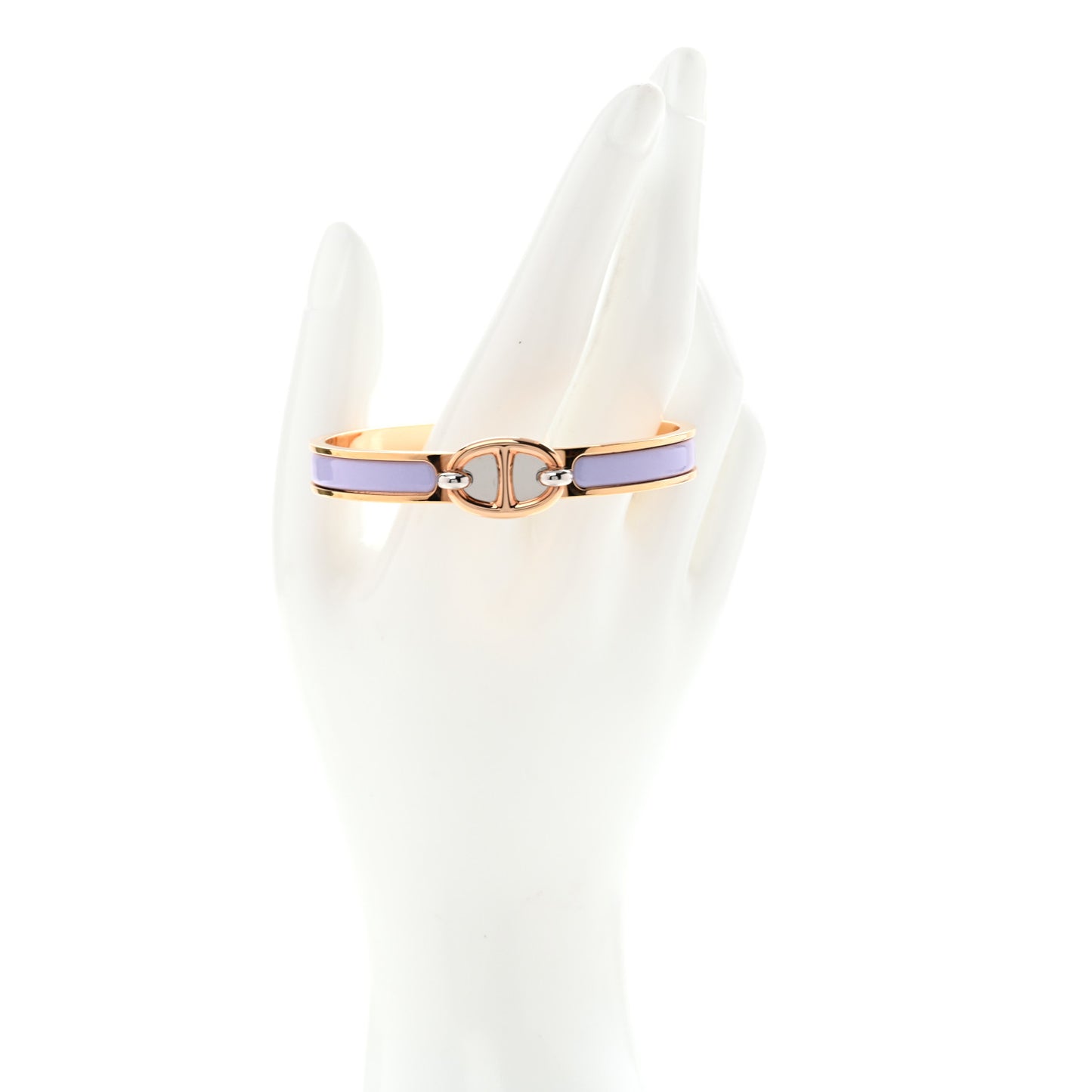 Enamel Mini Clic Chaine d'Ancre Bracelet GM Parme