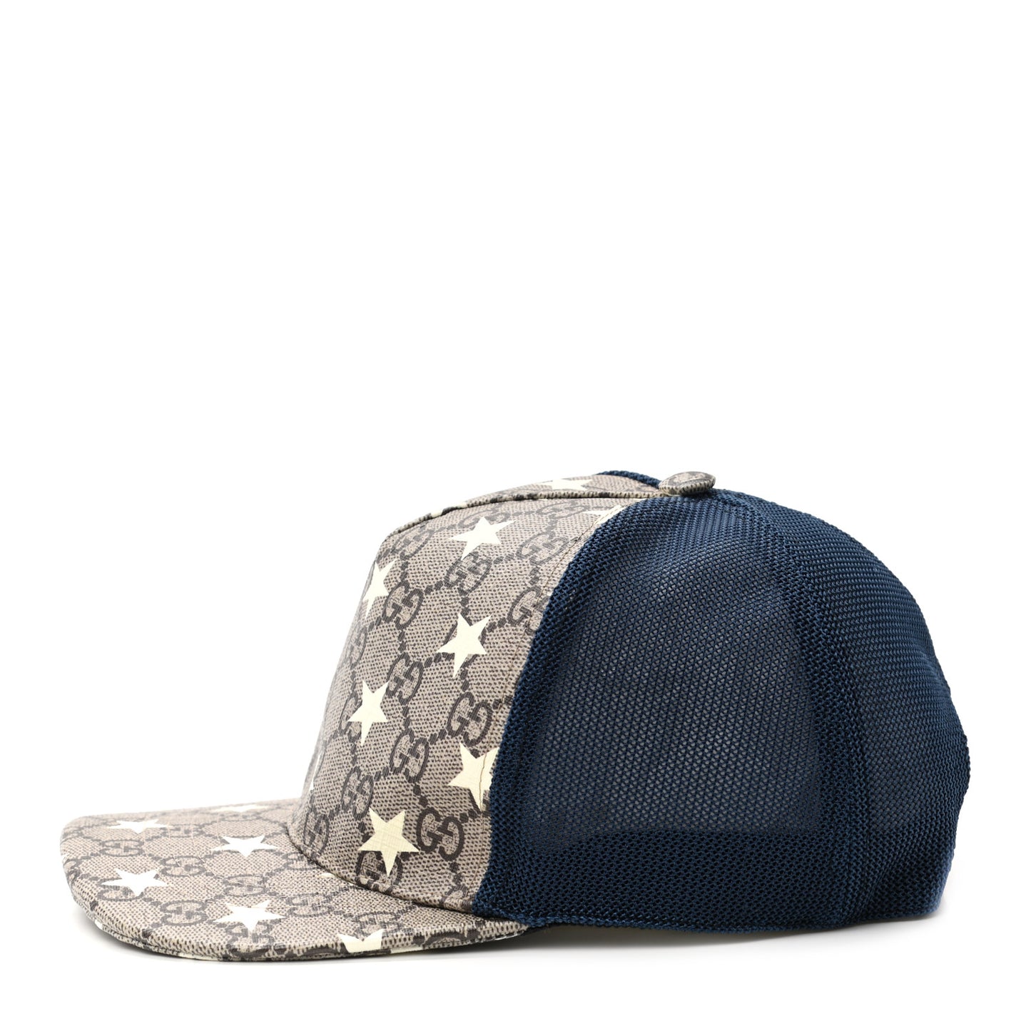 GG Supreme Monogram Stars Baseball Hat M Blue