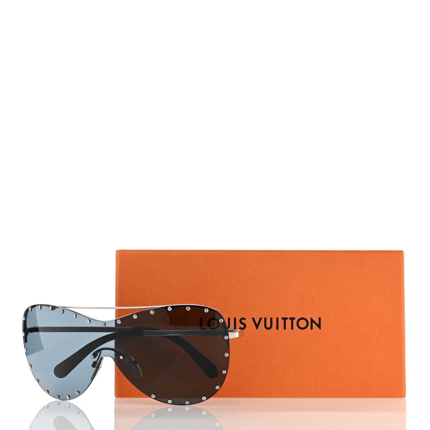 Metal The Party Shield Sunglasses Z1056W Black