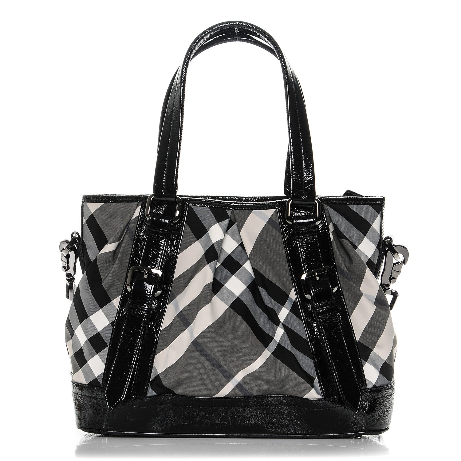 Burberry Nylon Beat Check Lowry Black 1 of 8
