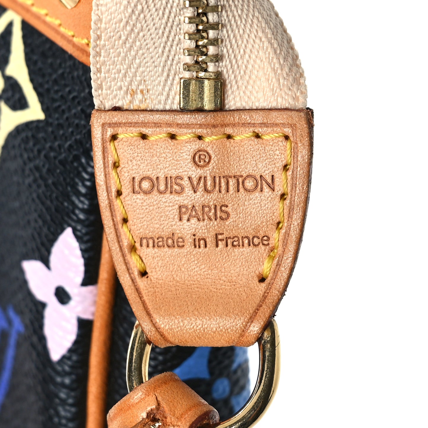 Monogram Multicolor Pochette Accessories Black