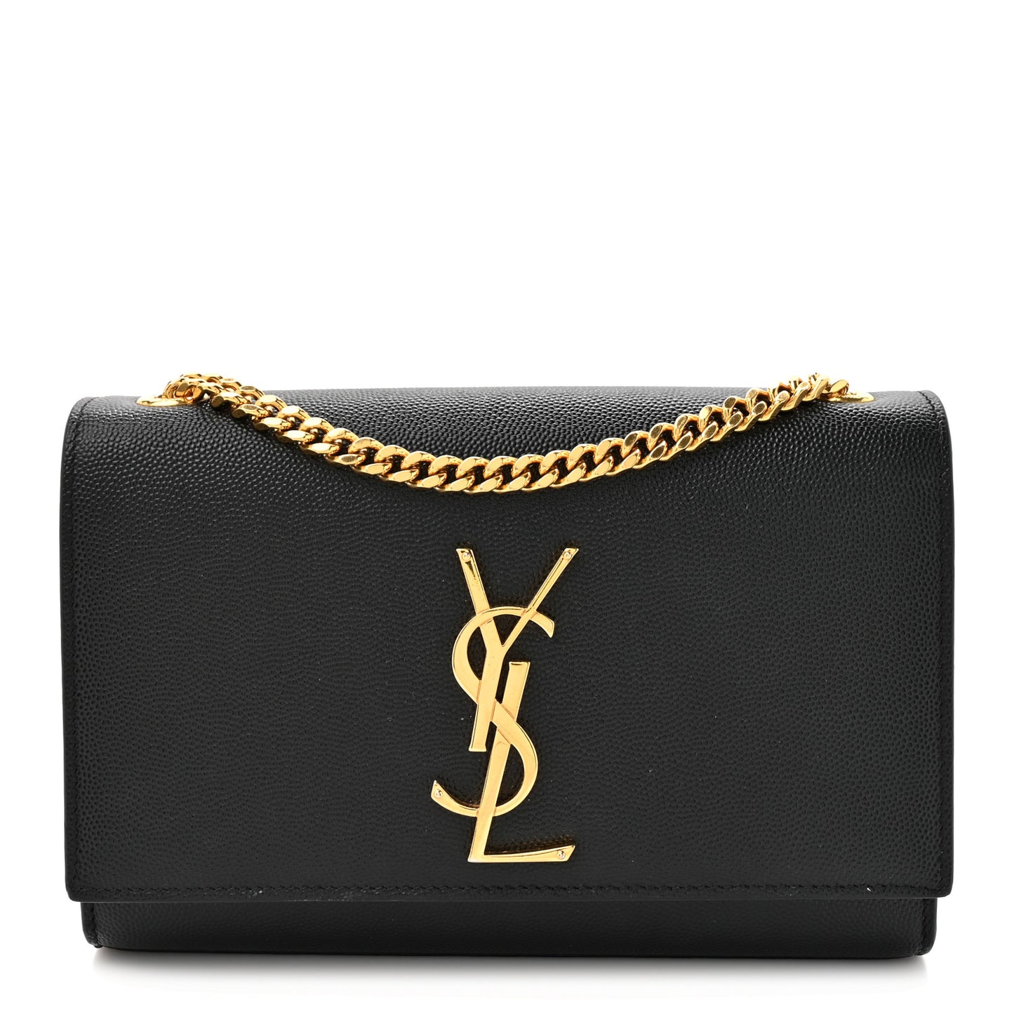 Grain De Poudre Small Monogram Kate Satchel Black
