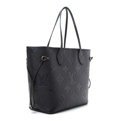 Louis Vuitton Empreinte Monogram Giant Neverfull MM Black 3 of 8