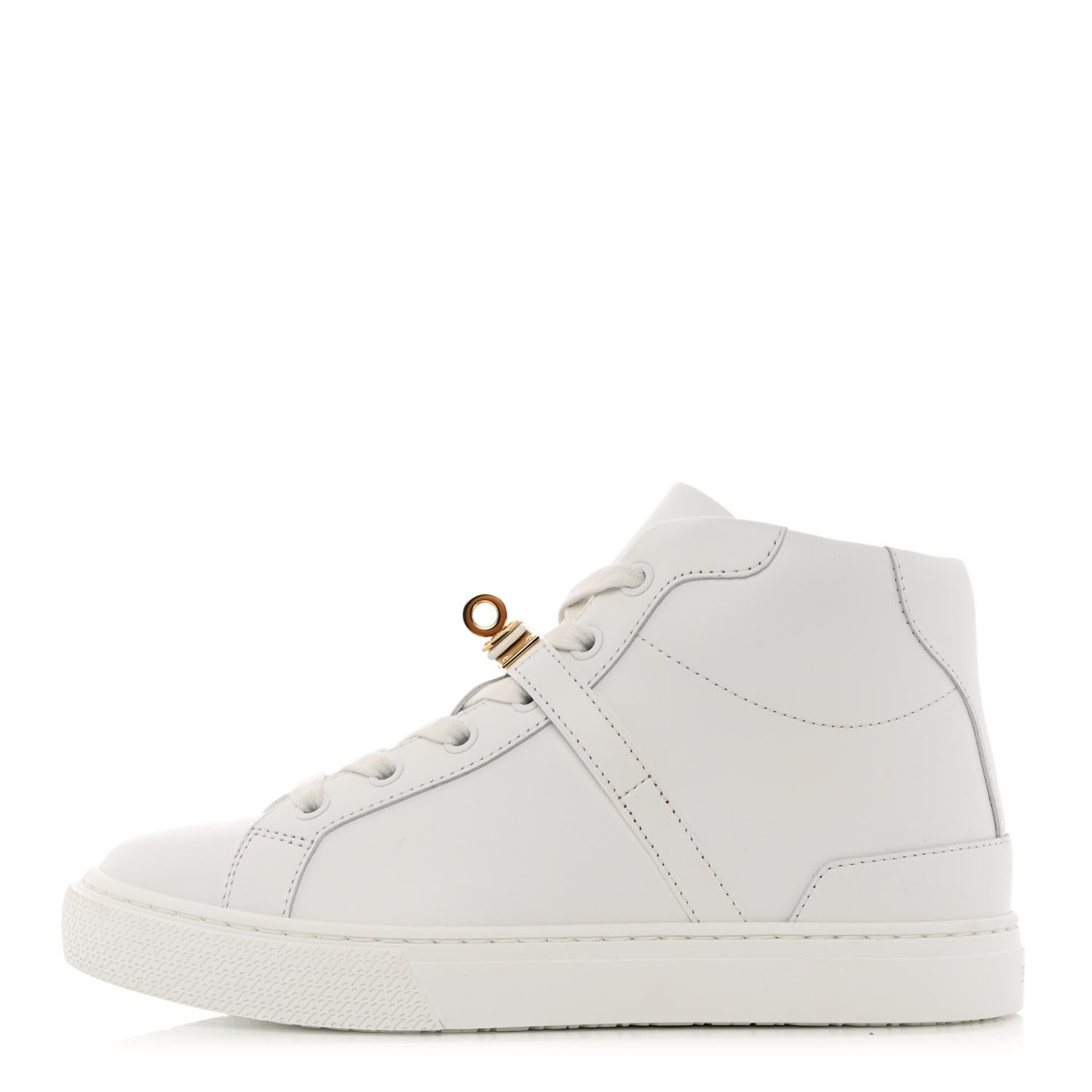 Hermes Calfskin Womens Daydream Sneakers 35 White 1 of 10